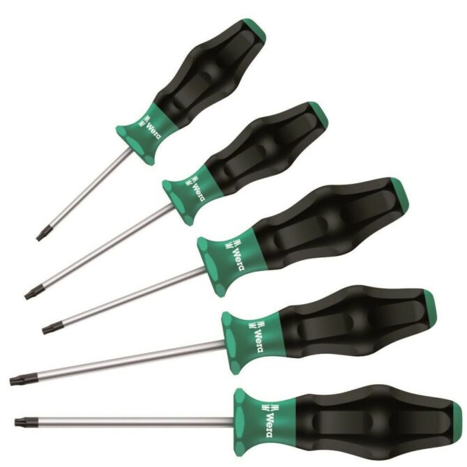 Wera 1367/5 Kraftform Comfort TORX Screwdriver Set 5pc The Best Choice WERA TOOLS