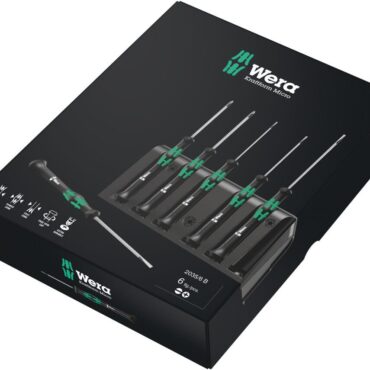 Wera 6pc 2035/6 B Micro Screwdriver Set with Rack Lower Price WERA TOOLS