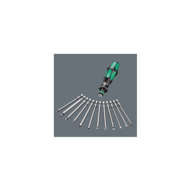 Wera Kraftform Kompakt 60 Screwdriver with Bits 17pc Offering Discounts WERA TOOLS