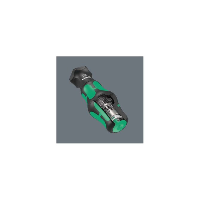 Wera 826 T Kraftform Turbo Bit-Holding Screwdriver Handle with Chuck Clearance WERA TOOLS