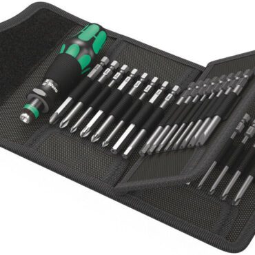 Wera Kraftform Kompakt 62 Screwdriver with Bits 33pc Cheaper WERA TOOLS