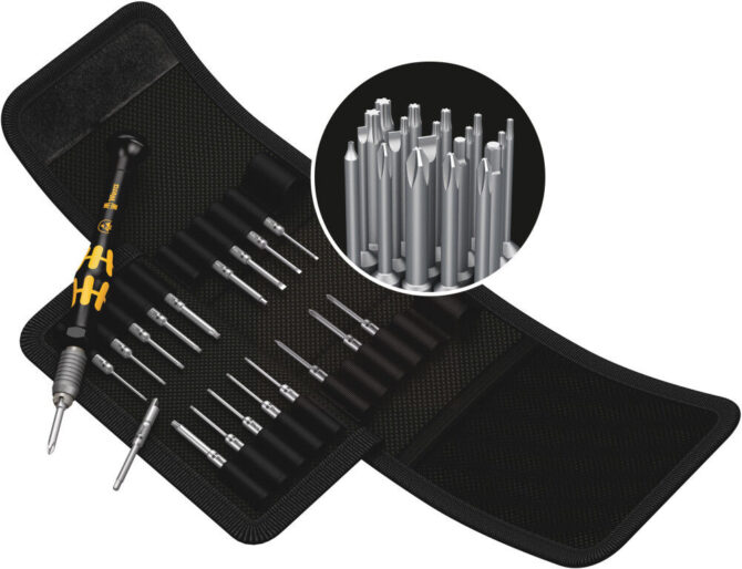 Wera 20pc Kraftform Kompakt Micro 20 ESD 1 Screwdriver Set New WERA TOOLS