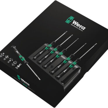 Wera 6pc 2035/6 A Micro Screwdriver Set with Rack New WERA TOOLS