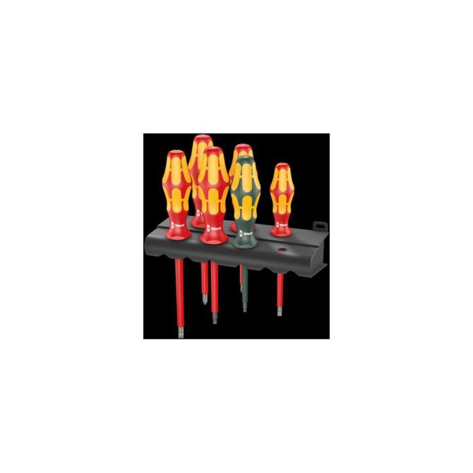 Wera 160 i/168 i/6 Kraftform Plus 100 Screwdriver Set 6pc 30%-70% Off WERA TOOLS