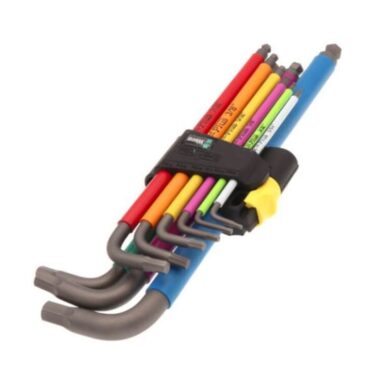 Wera Imperial BlackLaser 950/9 Hex-Plus Multicolor 2 L-Key Set Glamor Model WERA TOOLS