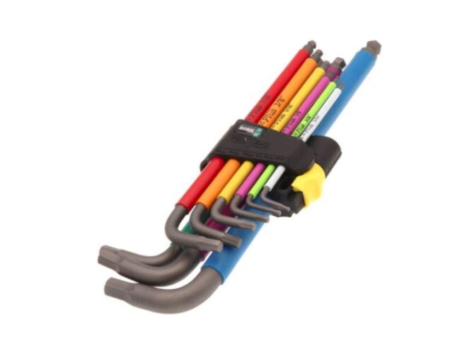 Wera Imperial BlackLaser 950/9 Hex-Plus Multicolor 2 L-Key Set Glamor Model WERA TOOLS