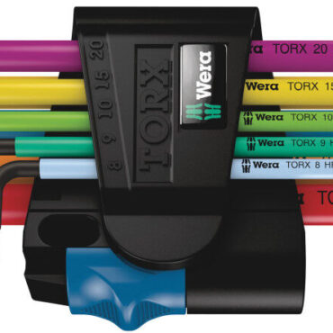 Wera Metric BlackLaser 967/9 TX Multicolor HF 1 L-Key Set Lower Prices WERA TOOLS