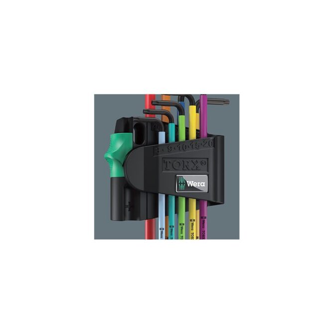 Wera Metric BlackLaser 967/9 TX BO Multicolor 1 L-Key Set Online Store WERA TOOLS