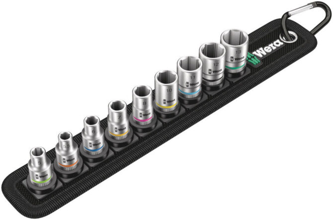Wera 9pc 1/4″ Drive Belt A 4 Zyklop Socket Set Best Price WERA TOOLS
