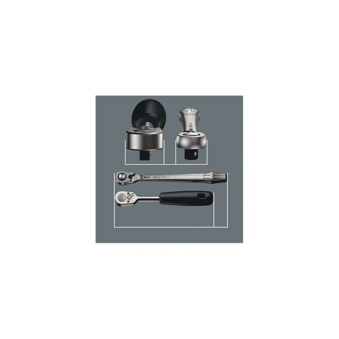 Wera 28pc 1/4″ Drive 8100 SA 11 Zyklop Metal Ratchet Set Clearance WERA TOOLS