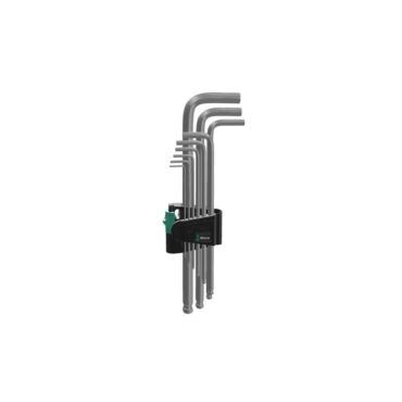 Wera Metric Chrome Plated 950/9 Hex-Plus 1 SB L-Key Set Best Price WERA TOOLS