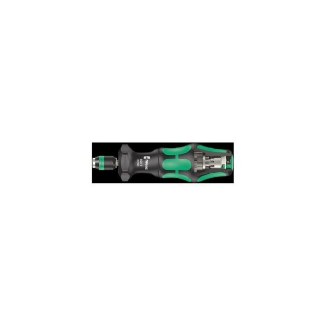 Wera 826 T Kraftform Turbo Bit-Holding Screwdriver Handle with Chuck Clearance WERA TOOLS