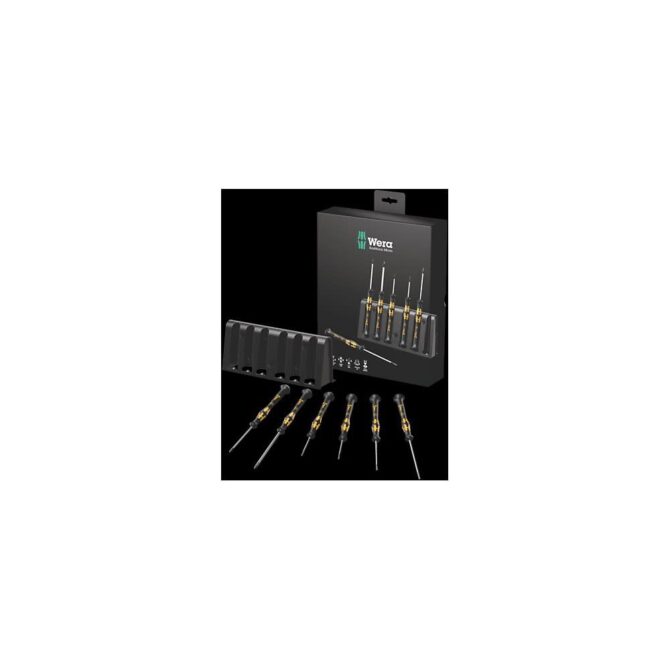 Wera 1578 A/6 ESD 6pc Screwdriver Set and Rack Lower Prices WERA TOOLS