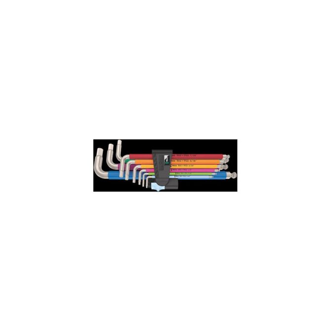 Wera 3950/9 Hex-Plus Multicolor Imperial L-Key Clearance WERA TOOLS