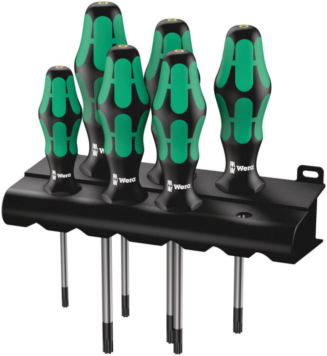 Wera 367/6 TORX HF Kraftform Plus Screwdriver set The Best Choice WERA TOOLS
