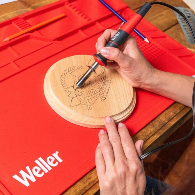 Weller 25W Wood Burning Kit 8pc Unique Style