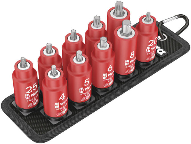 Wera 11pc Belt B VDE 1 Zyklop Bit Torx/Hexagonal Socket Set Cheaper WERA TOOLS