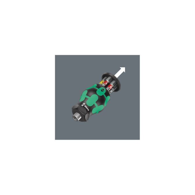 Wera Kraftform Kompakt Stubby Magazine 2 Screwdriver with Bits Unique Style WERA TOOLS