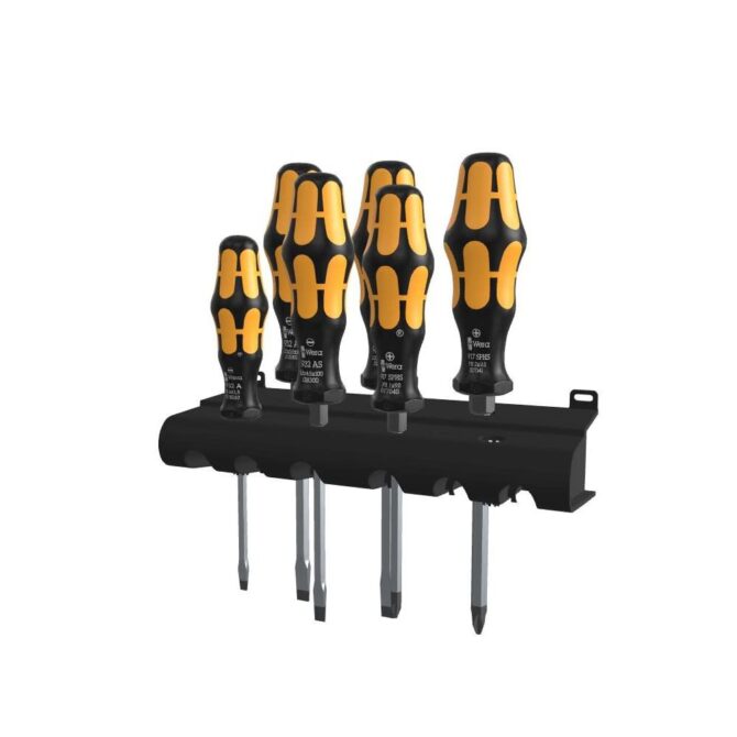 Wera Kraftform 932 S/6 Chiseldriver & Rack Screwdriver Set Glamor Model WERA TOOLS