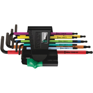 Wera Metric BlackLaser 967/9 TX BO Multicolor 1 L-Key Set Online Store WERA TOOLS