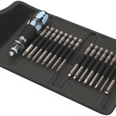 Wera Kraftform Kompakt 60 Imperial Screwdriver with Bits 17pc Glamor Model WERA TOOLS