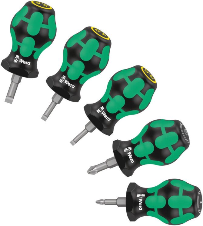 Wera Kraftform Plus Stubby Set 2 Screwdriver Set 5pc Affordable Price WERA TOOLS