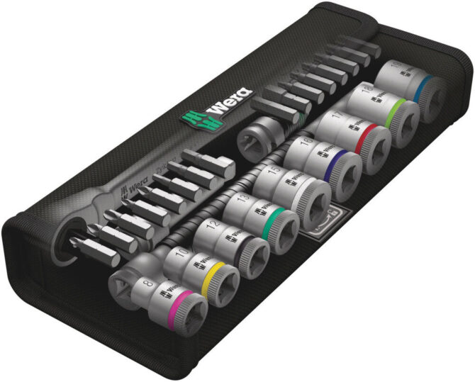 Wera 29pc 3/8″ Drive 8100 SB 8 Zyklop Metal Ratchet Set New WERA TOOLS