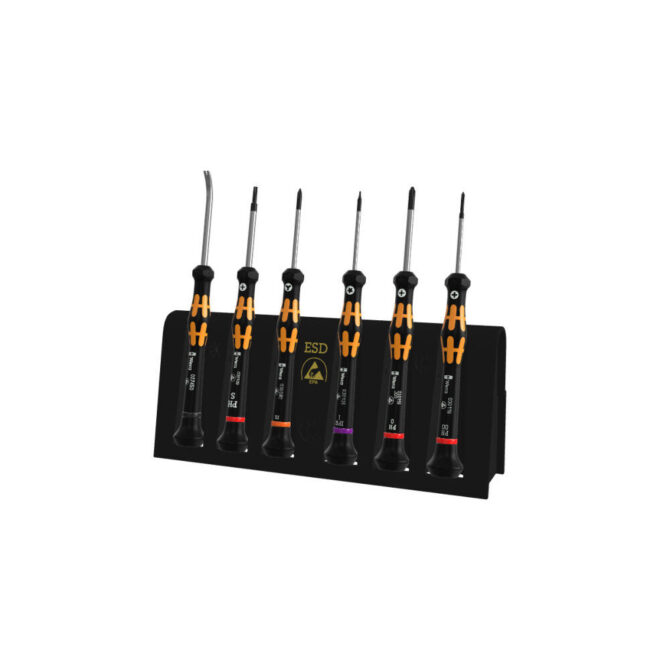 Wera Kraftform Micro 6 ESD Smartphone Repair Kit Glamor Model WERA TOOLS
