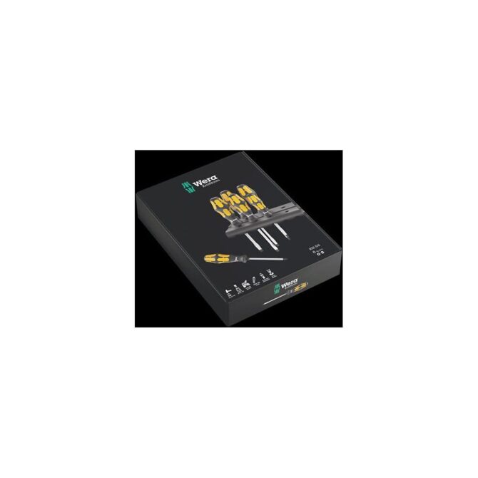 Wera Kraftform 932 S/6 Chiseldriver & Rack Screwdriver Set Glamor Model WERA TOOLS