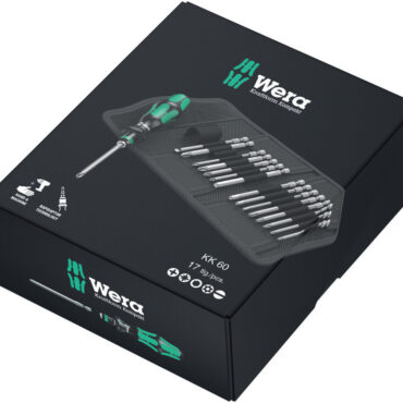 Wera Kraftform Kompakt 60 Screwdriver with Bits 17pc Offering Discounts WERA TOOLS